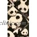 French Bulletin Board Photo Memo Board Black White Panda Print 11.8 x 11.8 inch   273363187096